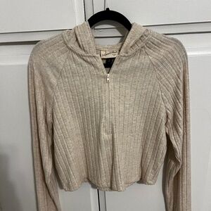 Cropped light weight sweater